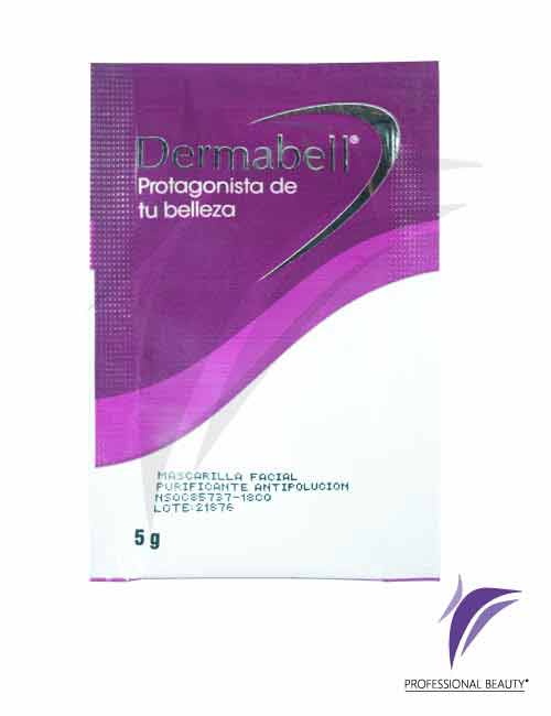Mascarilla Facial Purificante – Anti-polución x 12 sachets - Dermabell - Imagen 3