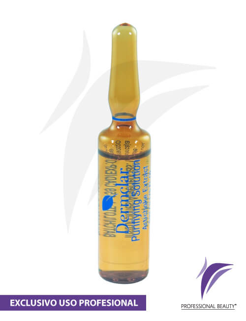 Solución Purificante - Extracto de alcachofa Caja x 10 ampollas de 5 ml - Dermclar - Imagen 3