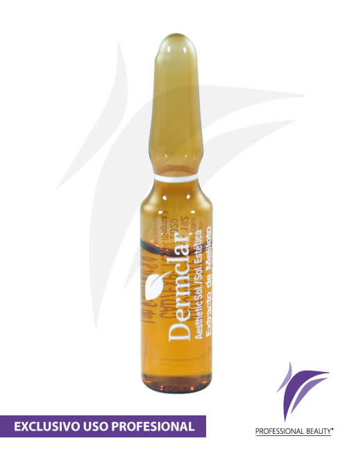 Solución estética Extracto de meliloto Caja x 10 ampollas de 2 ml - Dermclar - Imagen 3