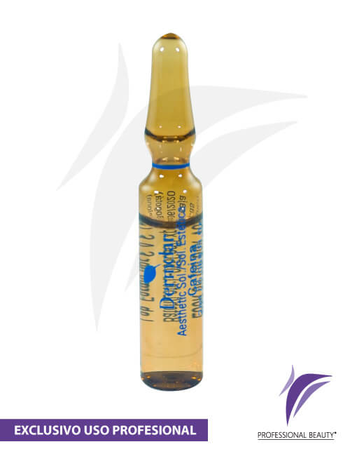 Solución estética de cafeína Caja x 10 ampollas de 2 ml - Dermclar - Imagen 3